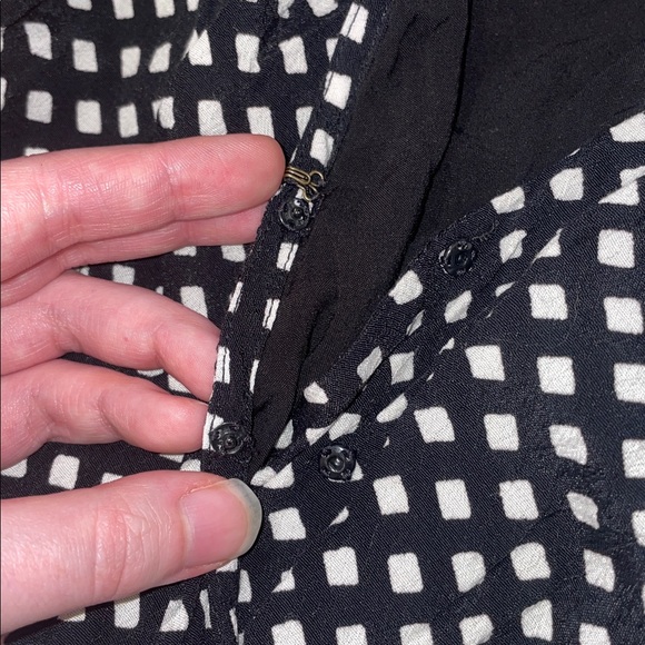 Maeve by Anthropologie black/ white midi dress - Picture 5 of 6